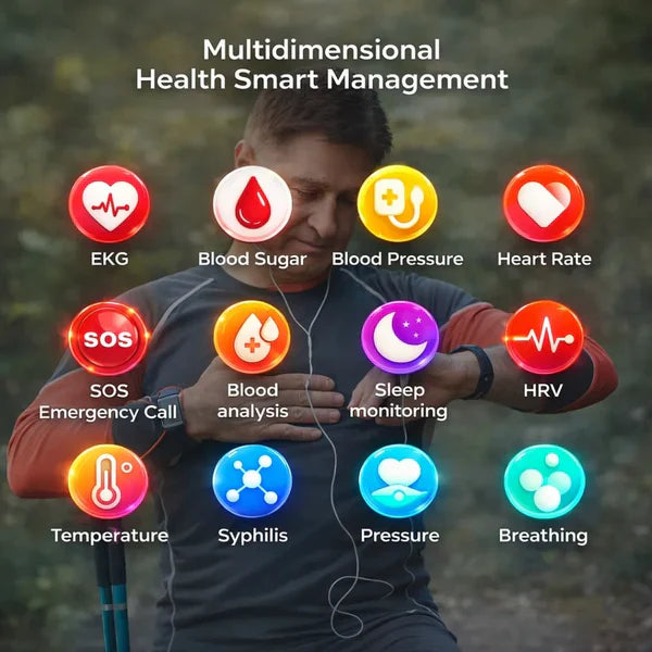 Calvrio™ - With Fall Detection and Blood Glucose measurement